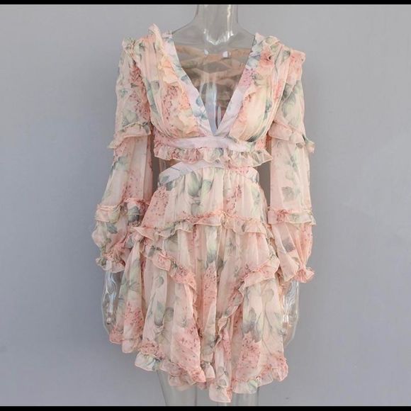 Floral Ruffle Dress - Picture 5 of 7